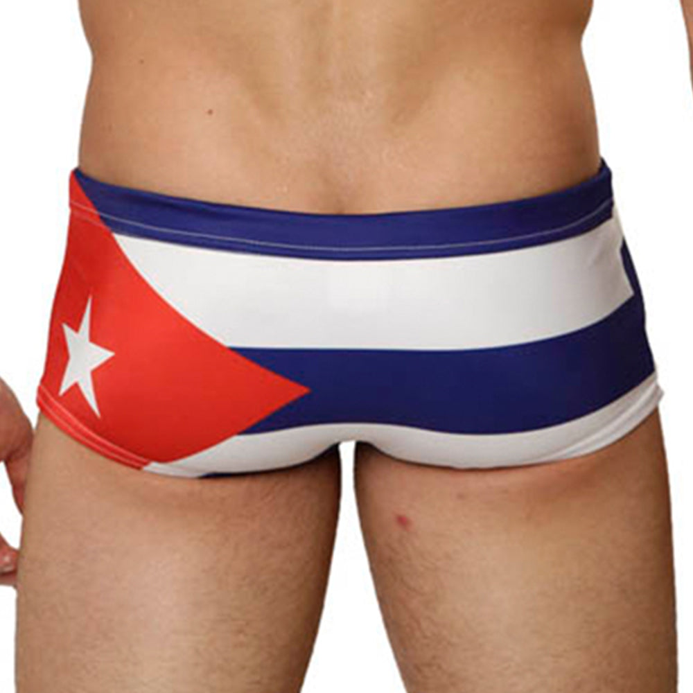 Mensuas MN8009 Badehose mit Flagge