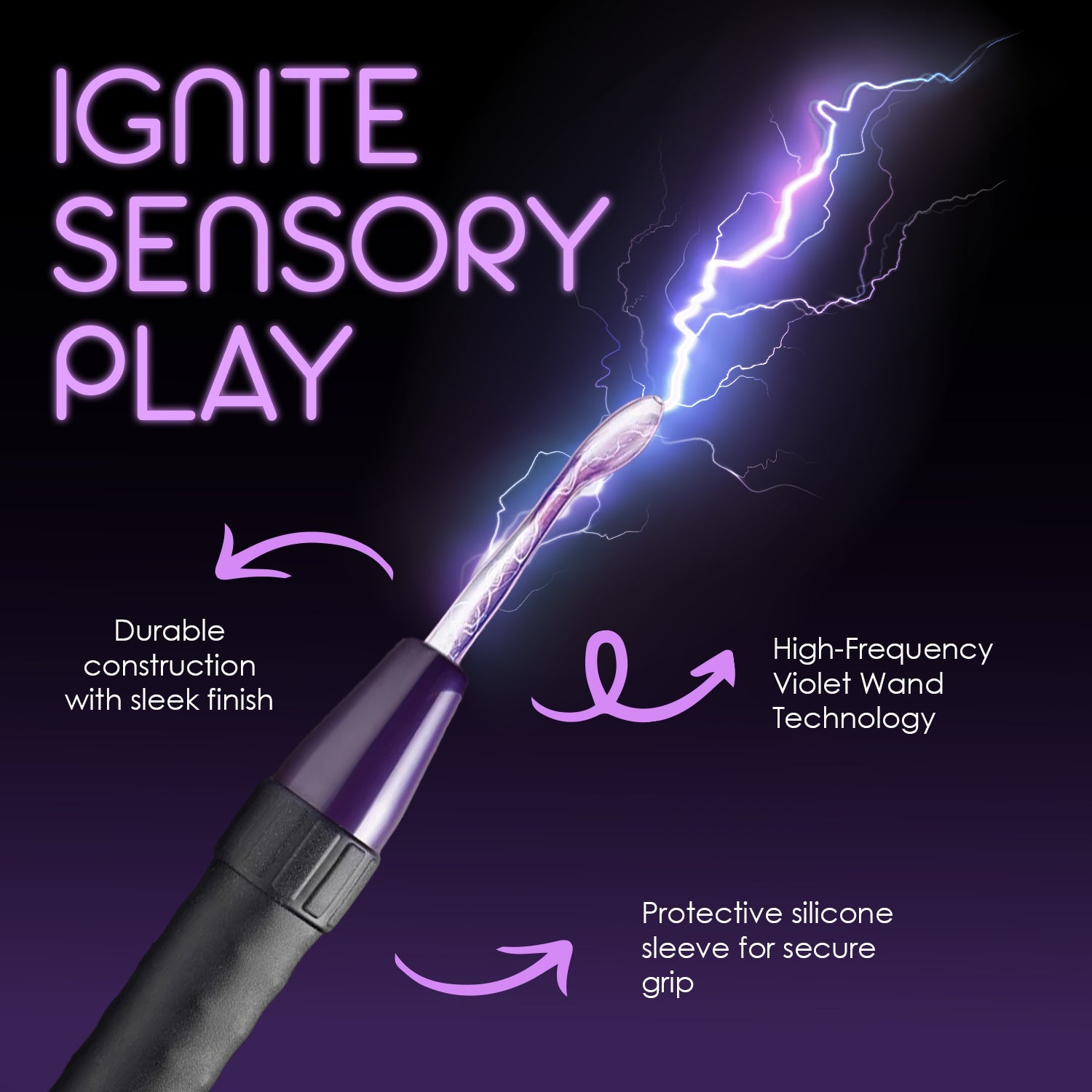 Zeus Electrosex Deluxe Twilight Violet Wand Kit