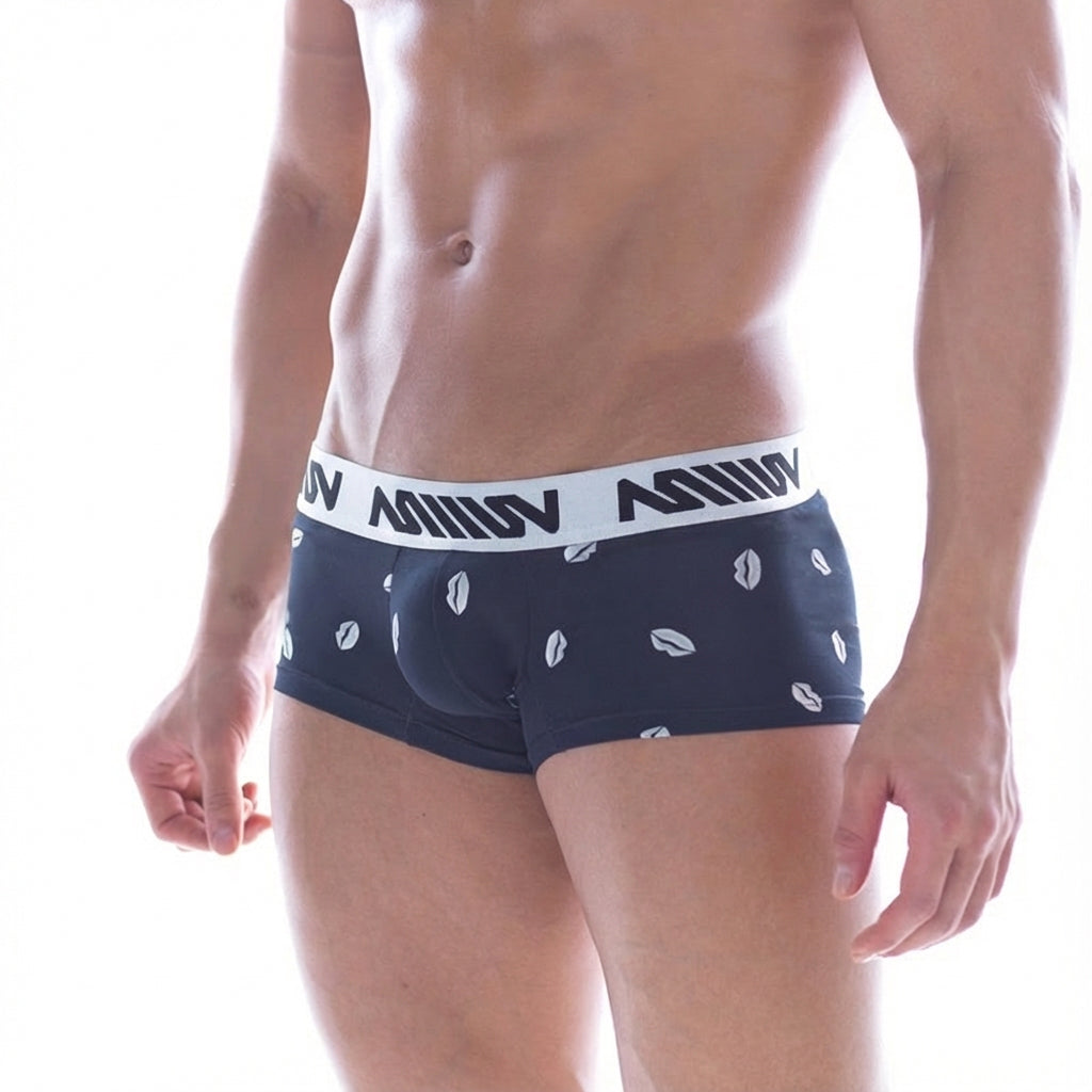 MetroMaleWear Kiss Short Boxer Black 7Inch 2022-36