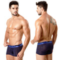 MetroMaleWear Carve Short Boxer 7Inch Navy 2022-62