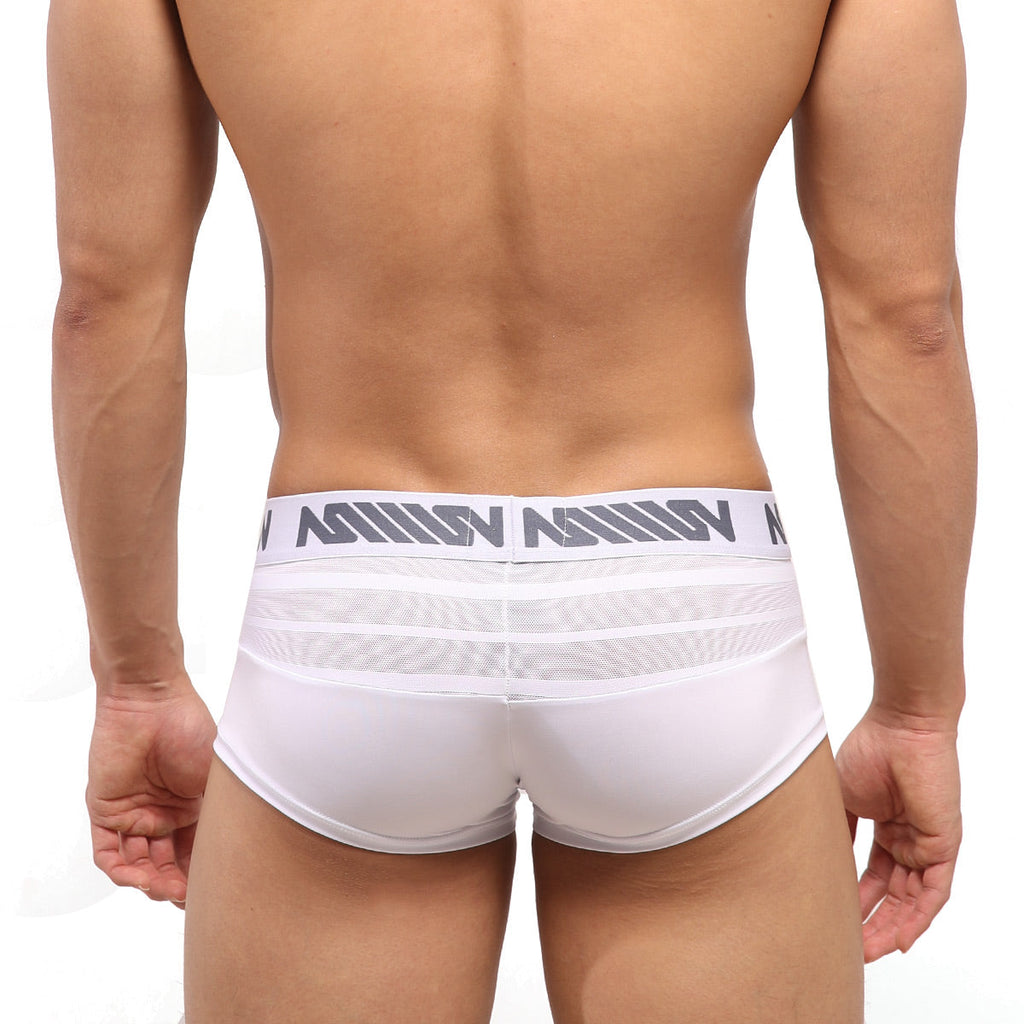 MetroMaleWear Short Boxer Mesh White 2026-54