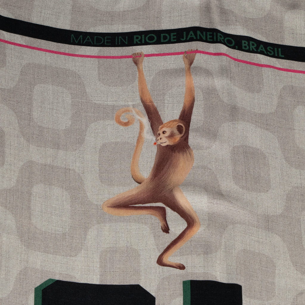 CA-RIO-CA Loco Monkey Canga de Praia- Brazilian Beach Towel (Sarong / Pareo)
