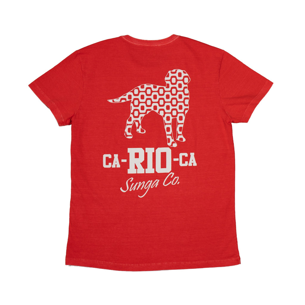 CA-RIO-CA Logotipo Red Tees - Men's T-Shirt