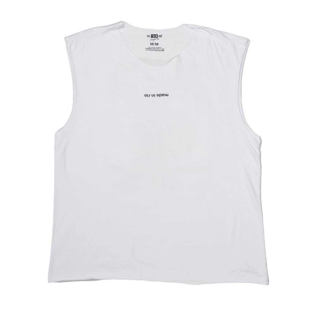 CA-RIO-CA made in rio (flip) - Men's Cotton Sleeveless T-Shirt