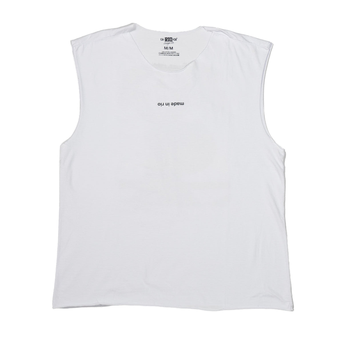 CA-RIO-CA made in rio (flip) - Men's Cotton Sleeveless T-Shirt