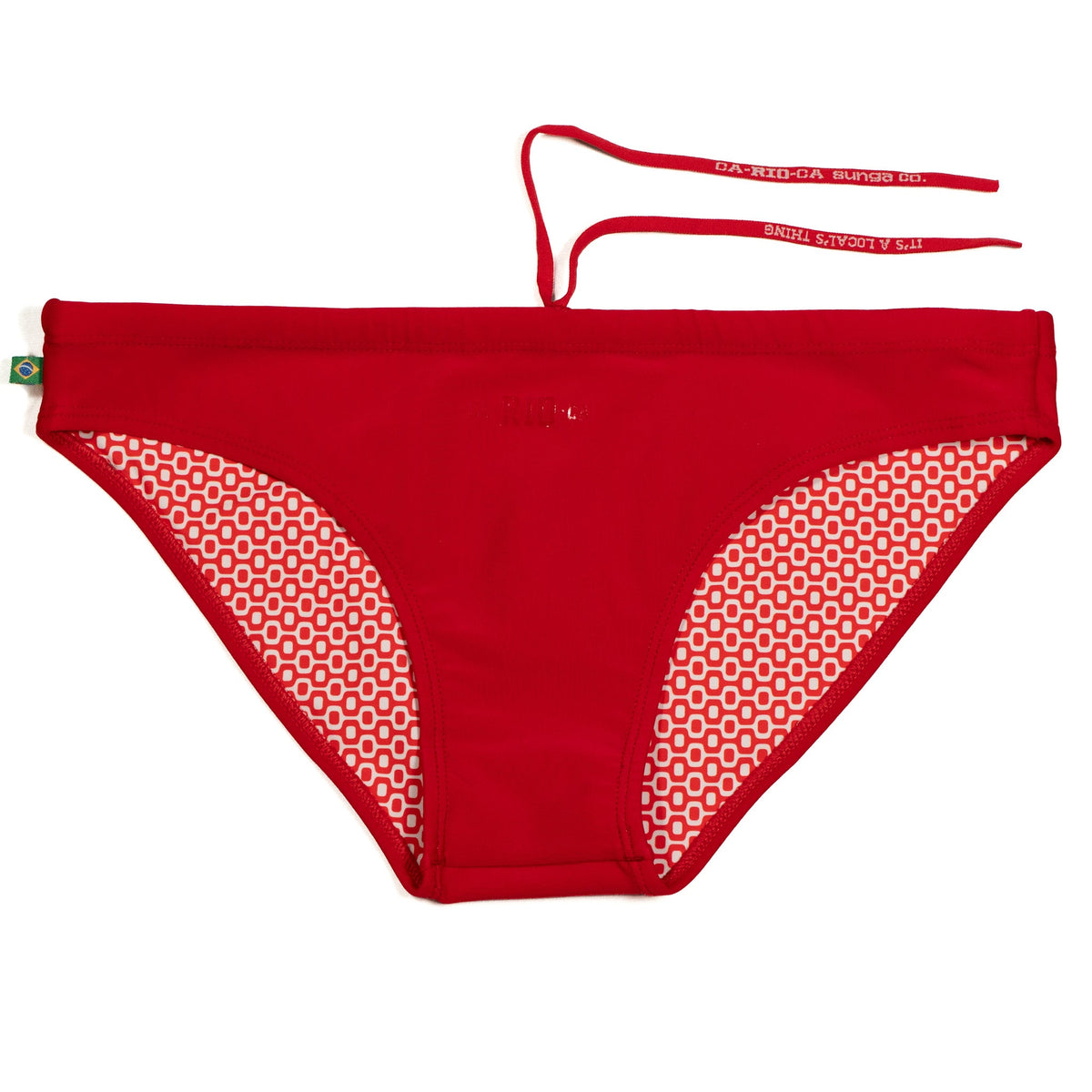 CA-RIO-CA Bikini Cut Solids Colors Sunga - Male Bathing Suit