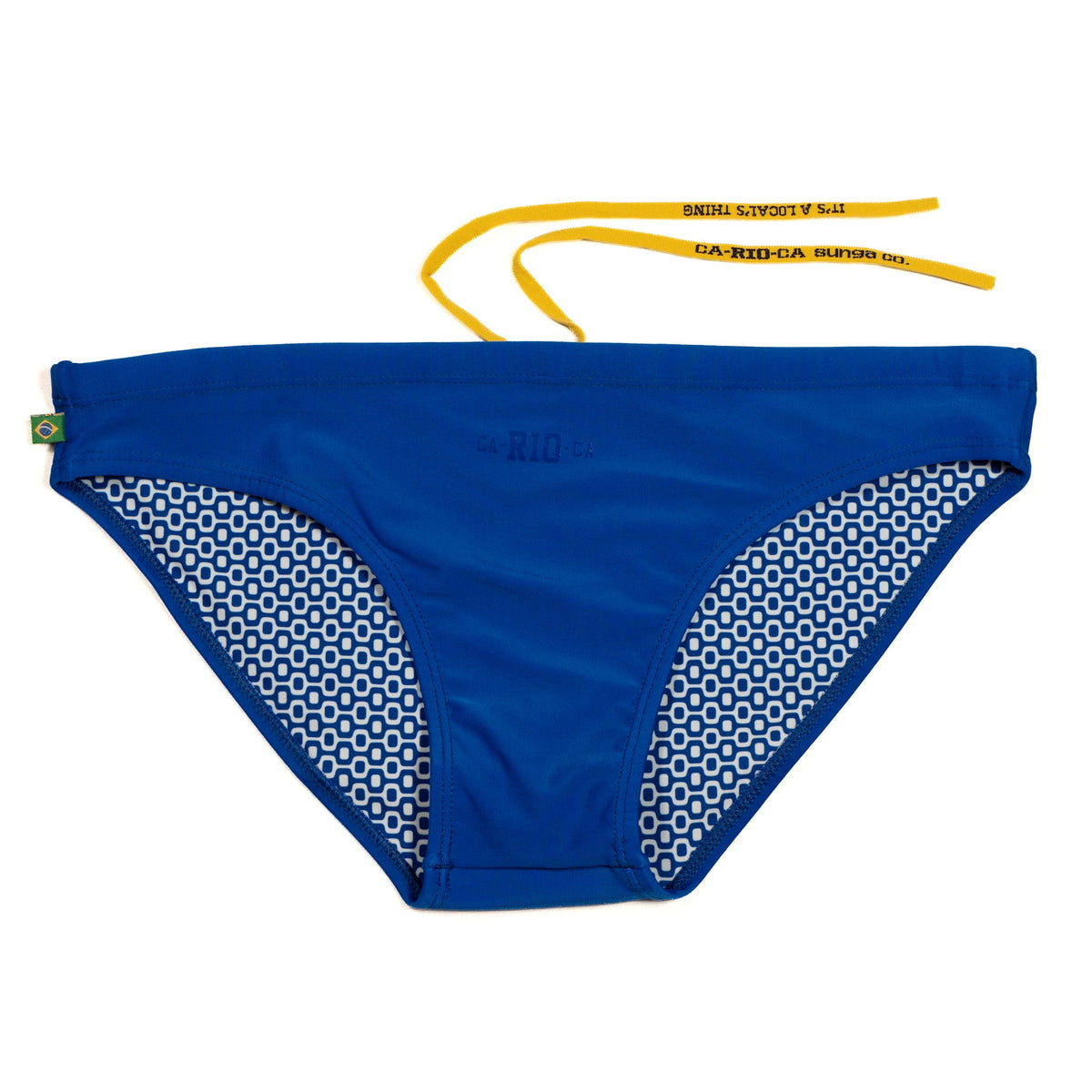 CA-RIO-CA Bikini Cut Solids Colors Sunga - Male Bathing Suit