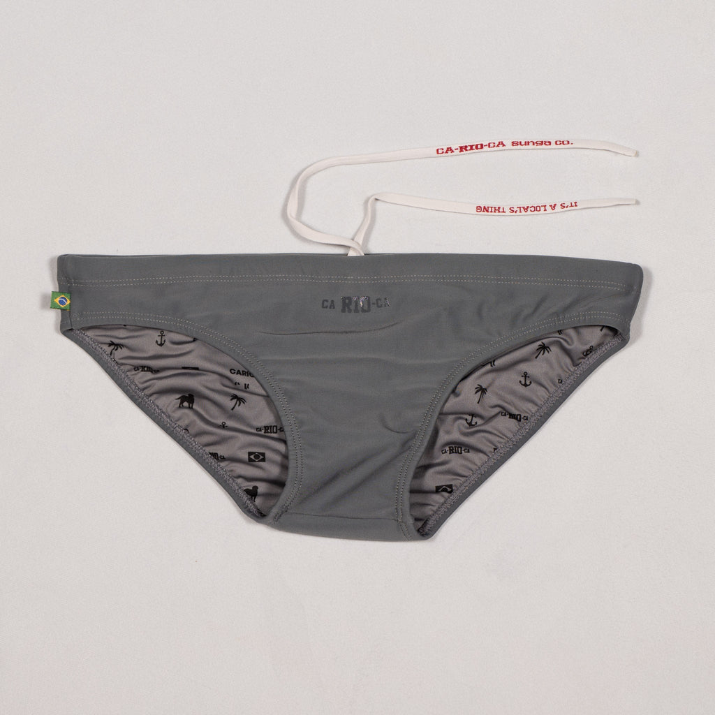 CA-RIO-CA Bikini Cut Solids Colors Sunga - Male Bathing Suit