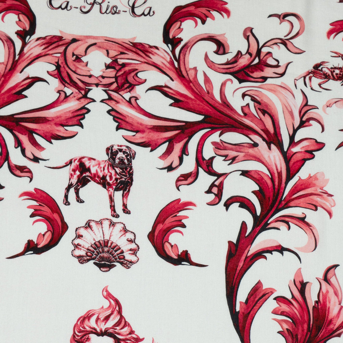 CA-RIO-CA REI NETUNO Burgundy Canga de Praia- Brazilian Beach Towel (Sarong / Pareo)
