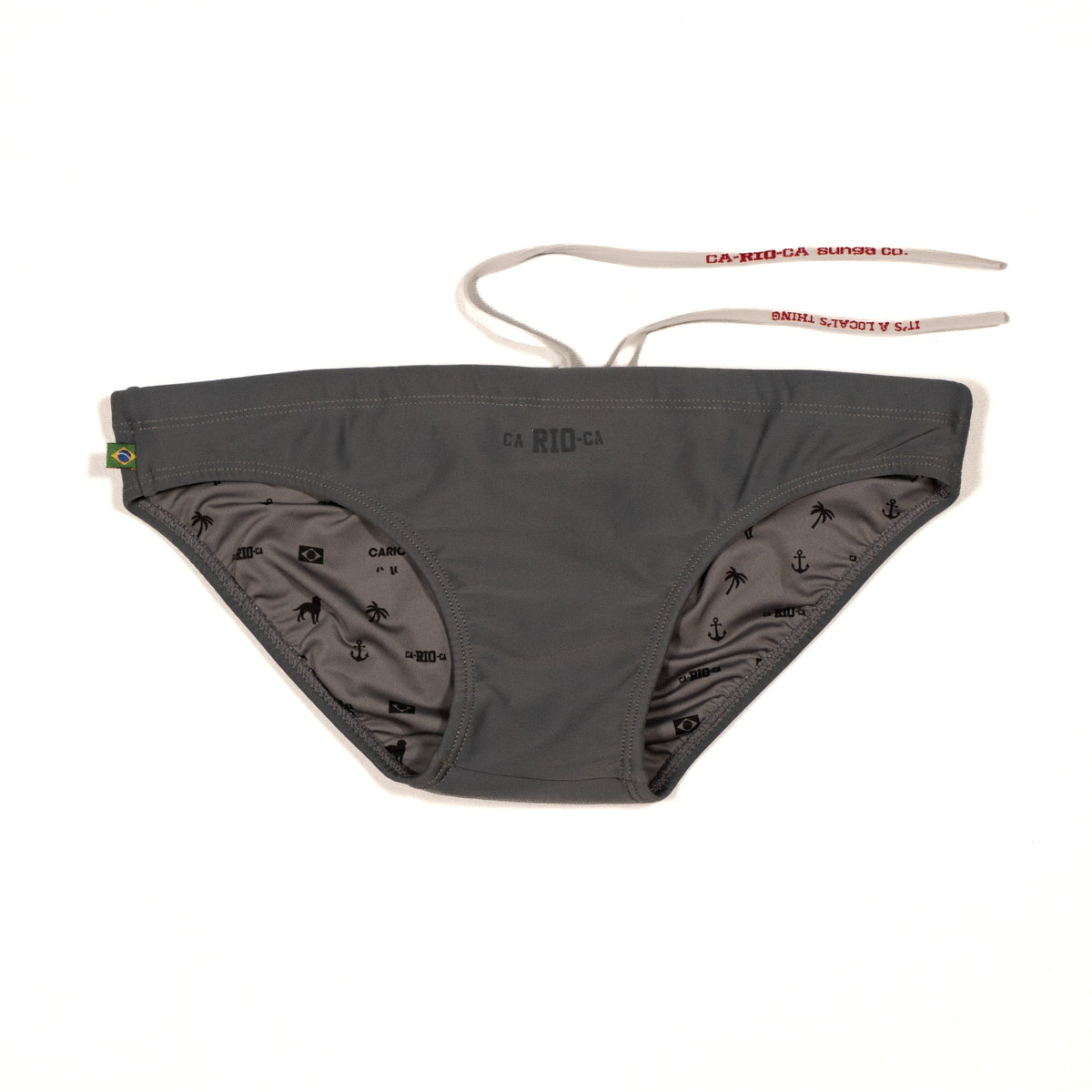 CA-RIO-CA Bikini Cut Solids Colors Sunga - Male Bathing Suit