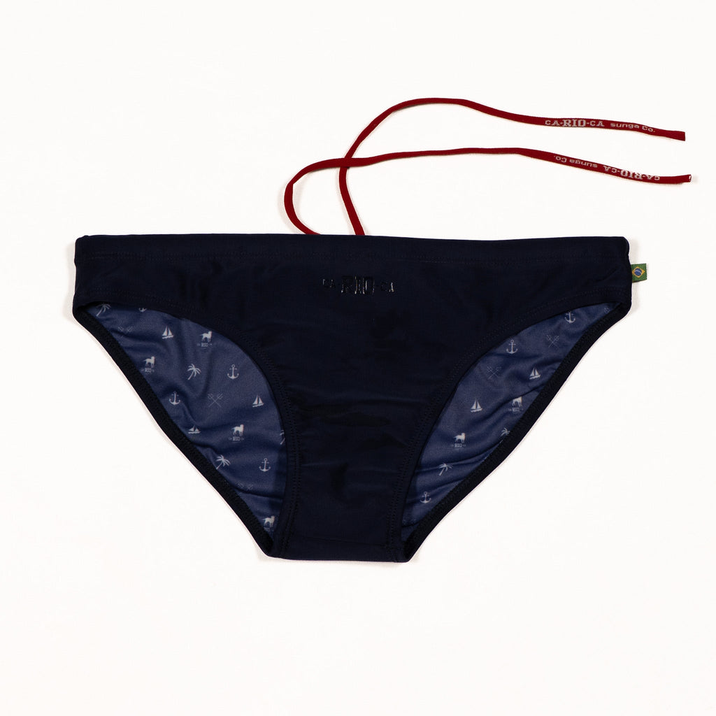CA-RIO-CA Bikini Cut Solids Colors Sunga - Male Bathing Suit