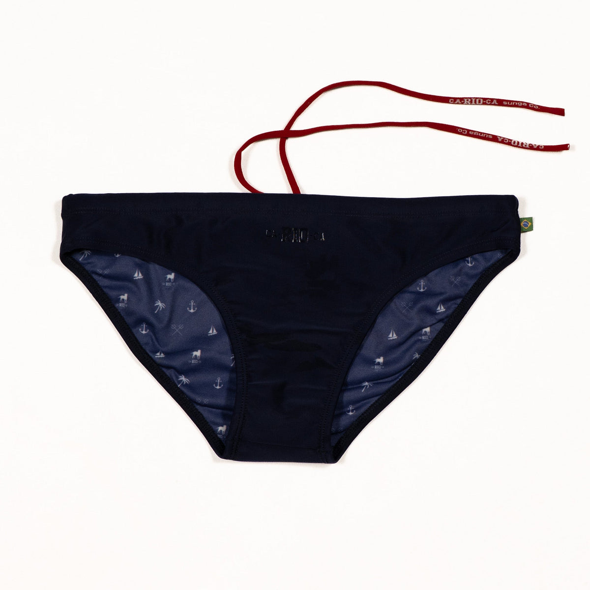 CA-RIO-CA Bikini Cut Solids Colors Sunga - Male Bathing Suit