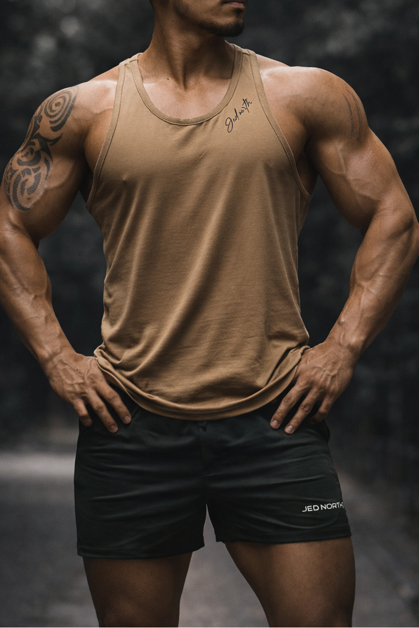 Jed North Men's Flex Training Stringer - Tan