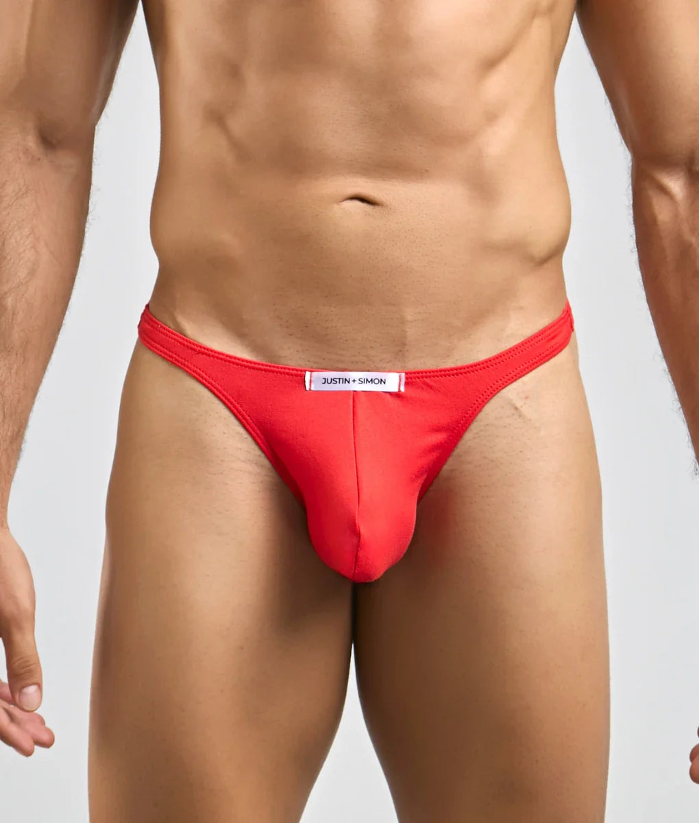 Justin + Simon Men’s Sexy PeachSkin Tanga