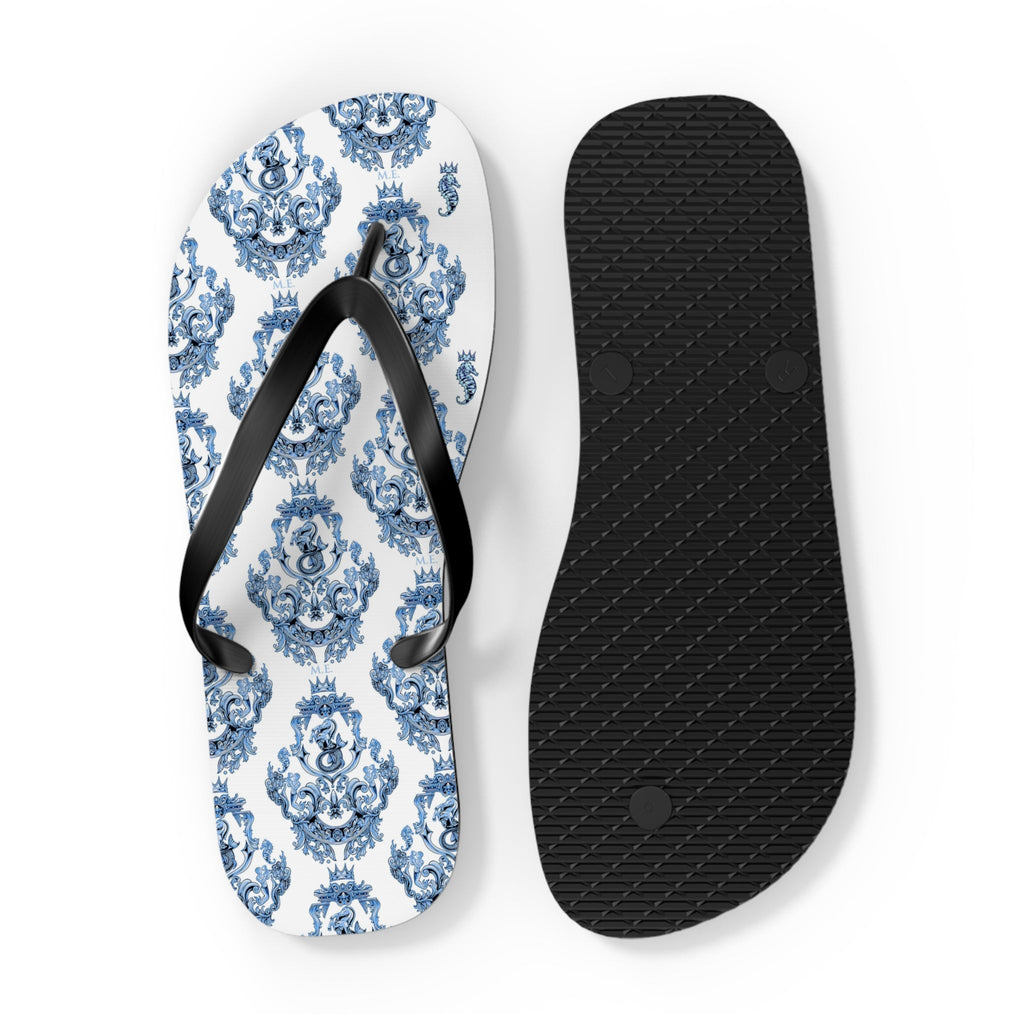 Maris Equi Men's Blue Baroque Flip-Flops