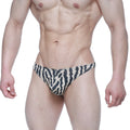 MetroMaleWear Leopard Thong Beige 2302-69
