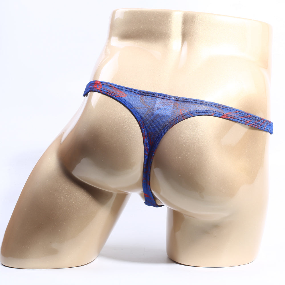 MetroMaleWear (M2W) Men's Mindle Thong Blue 2302-M23