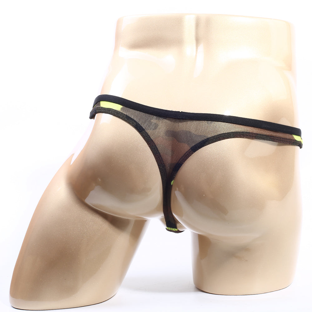 MetroMaleWear (M2W) Men's Continente Thong Green 2342-62
