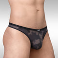 MetroMaleWear (M2W) Men's Continente Thong Gray 2342-63