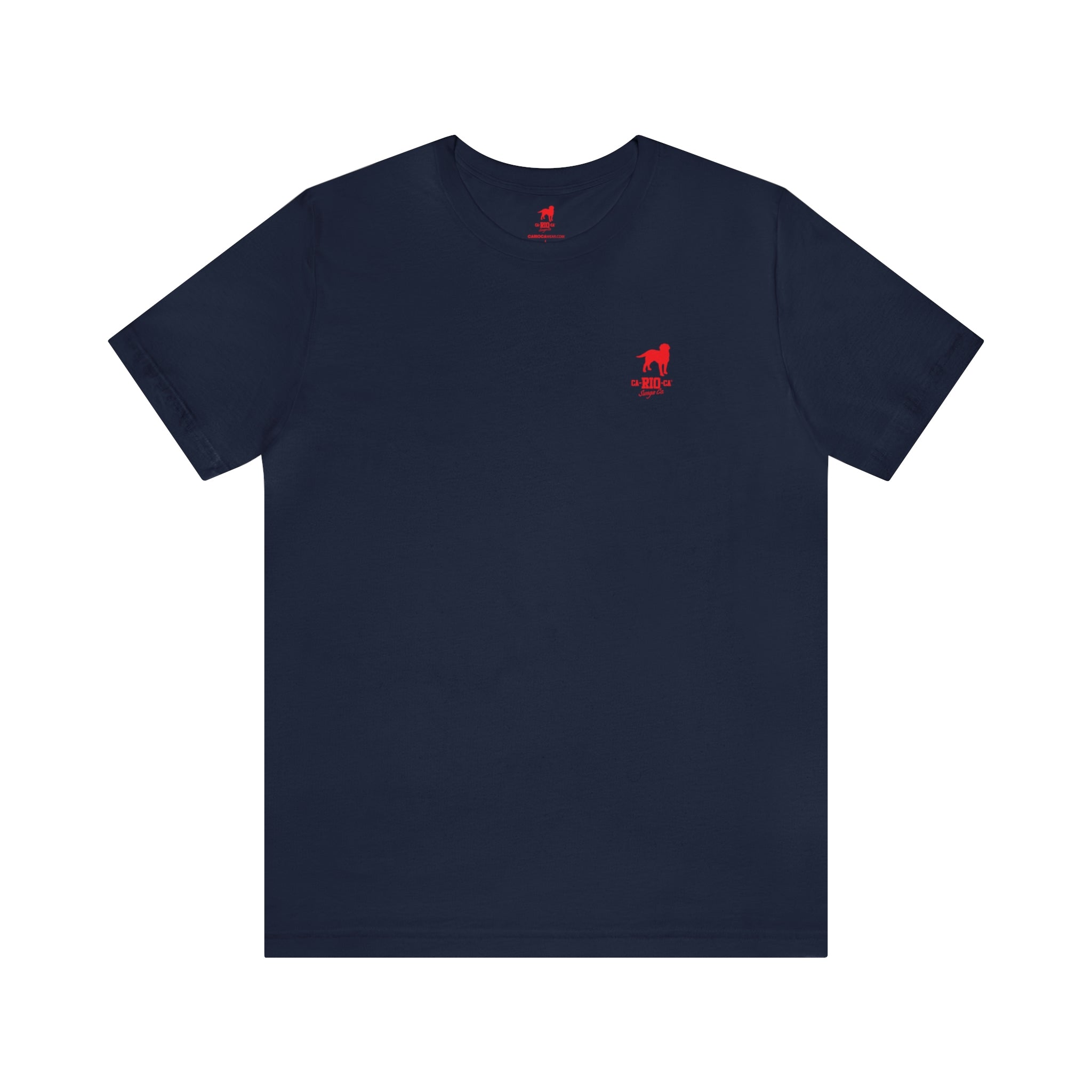 CAMISETA CON ESTAMPADO ROJO DEL LOGOTIPO CA-RIO-CA - CAMISETA SIN MANGAS PARA HOMBRE 