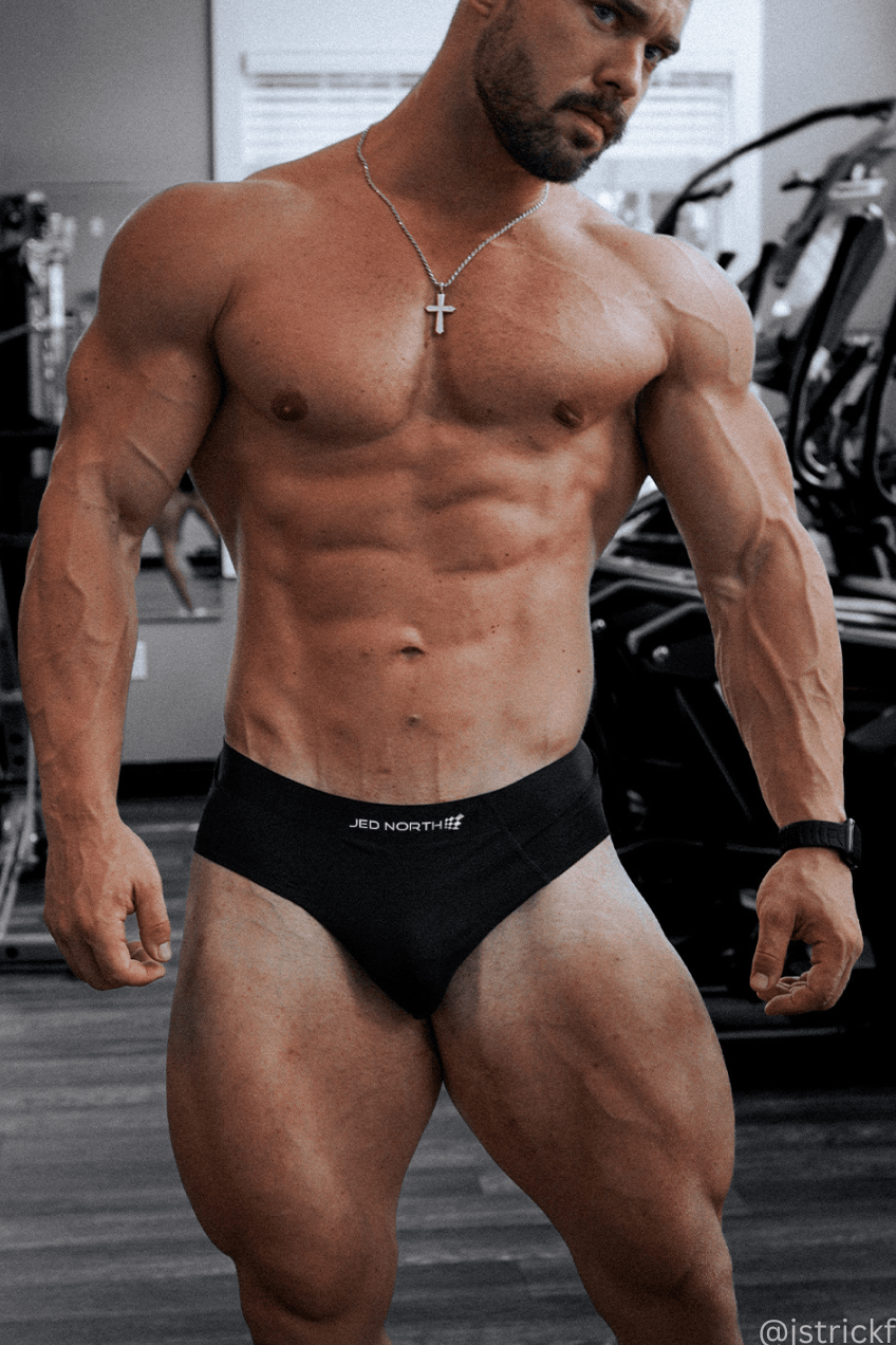 Jed North Athletic Seamless Briefs 2er-Pack – Schwarz & Grau