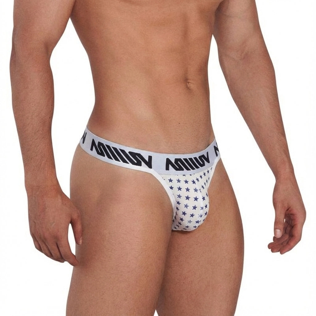 MetroMaleWear Stripe Thong 2502-92