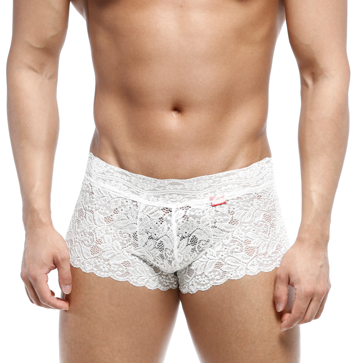 MetroMaleWear Lace Trunk White 2613-00