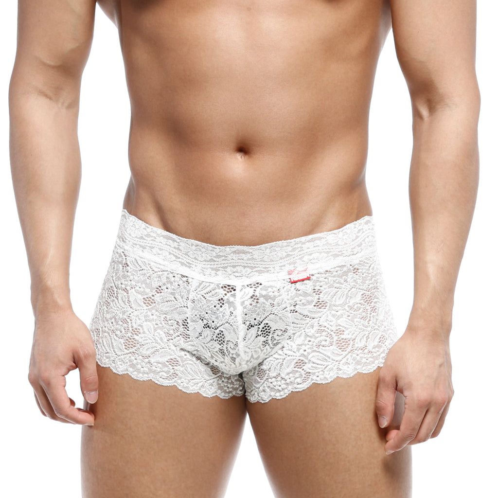 MetroMaleWear Lace Trunk White 2613-00