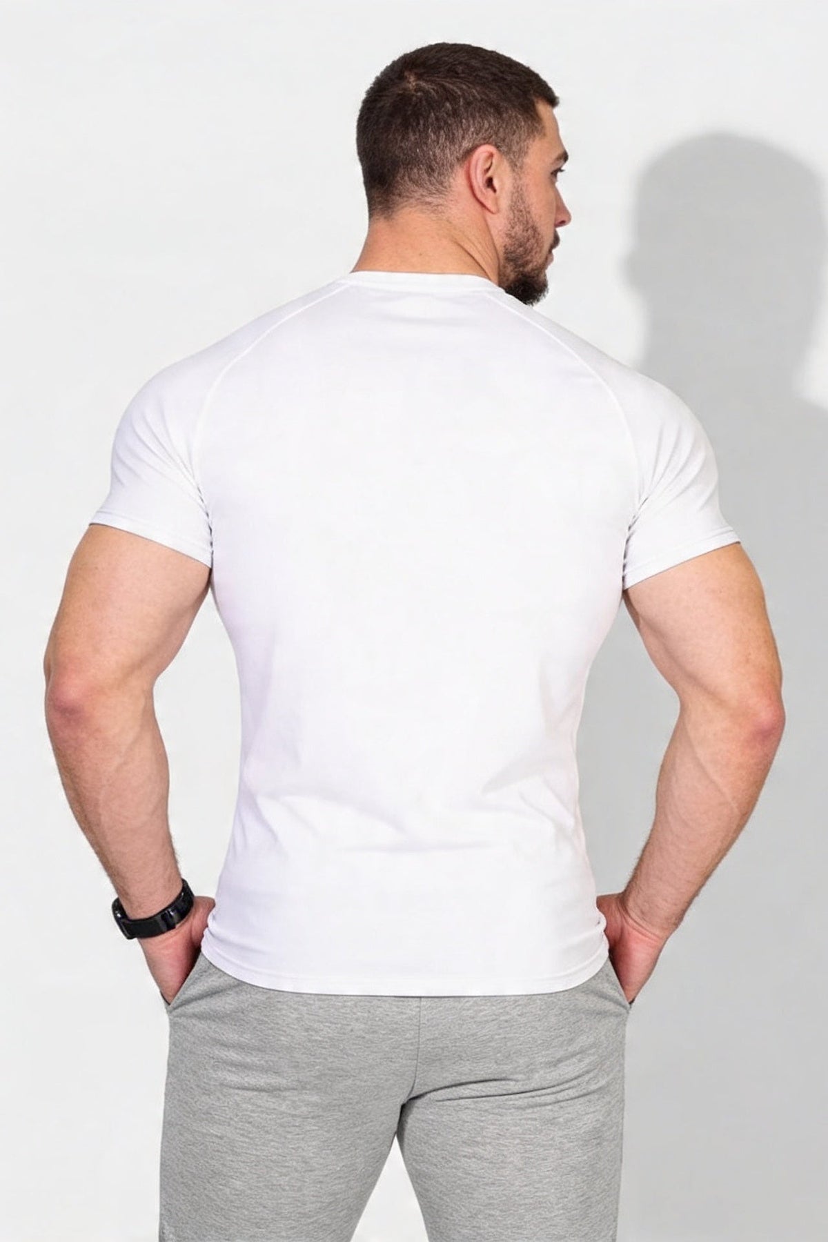 Jed North Men's Titan 2.0 Muscle-Fit T-Shirt - White