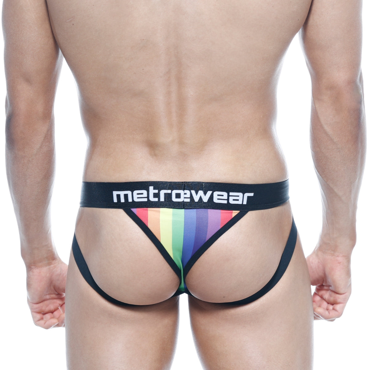 MetroMaleWear Sports Jock Thong Rainbow 2901-04