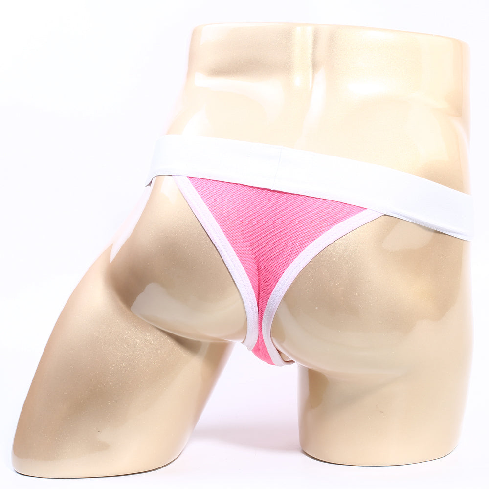 MetroMaleWear (M2W) Men's Lamancha Thong Neon Pink 2912-02