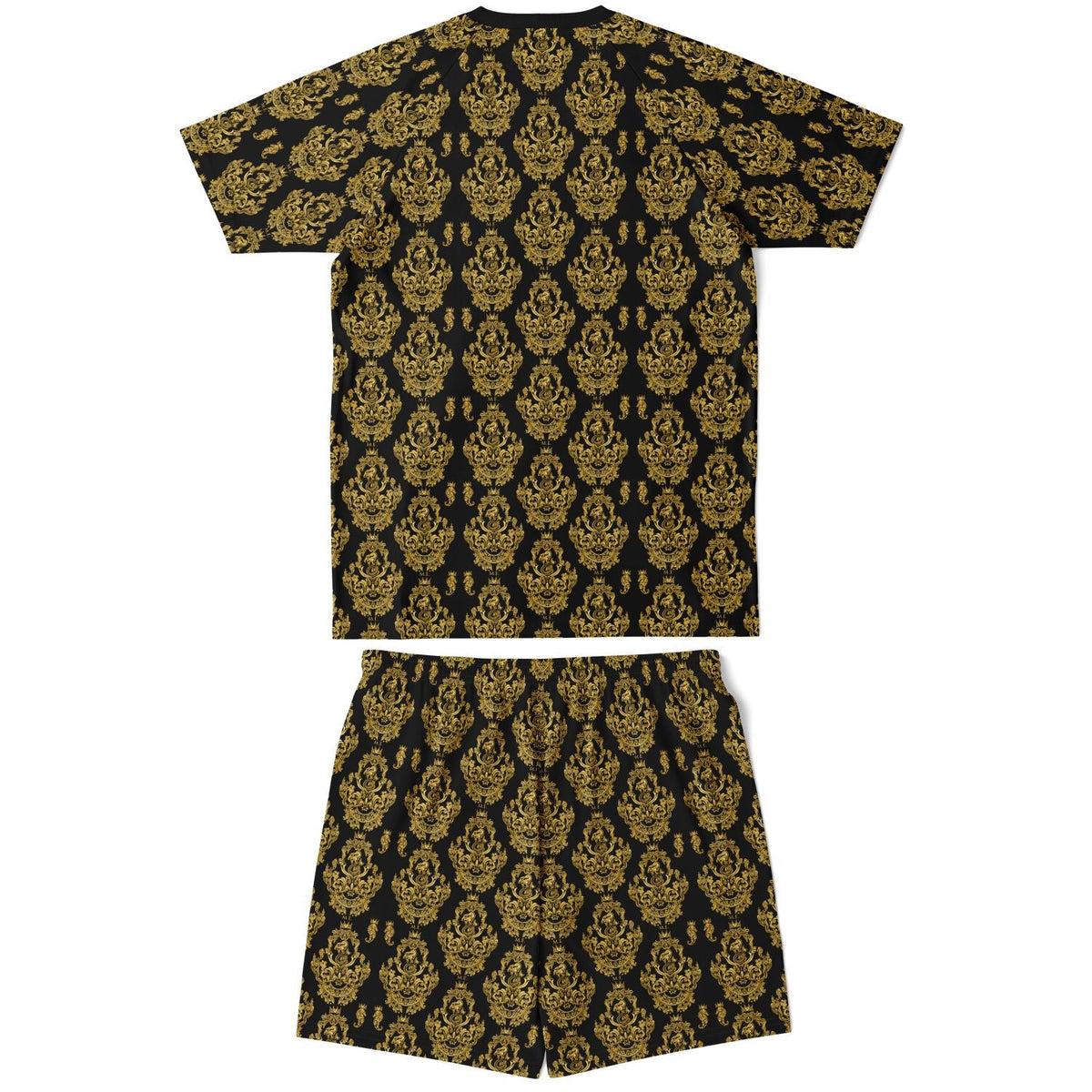Maris Equi Gold Baroque Men's Sport Shorts and Top Set