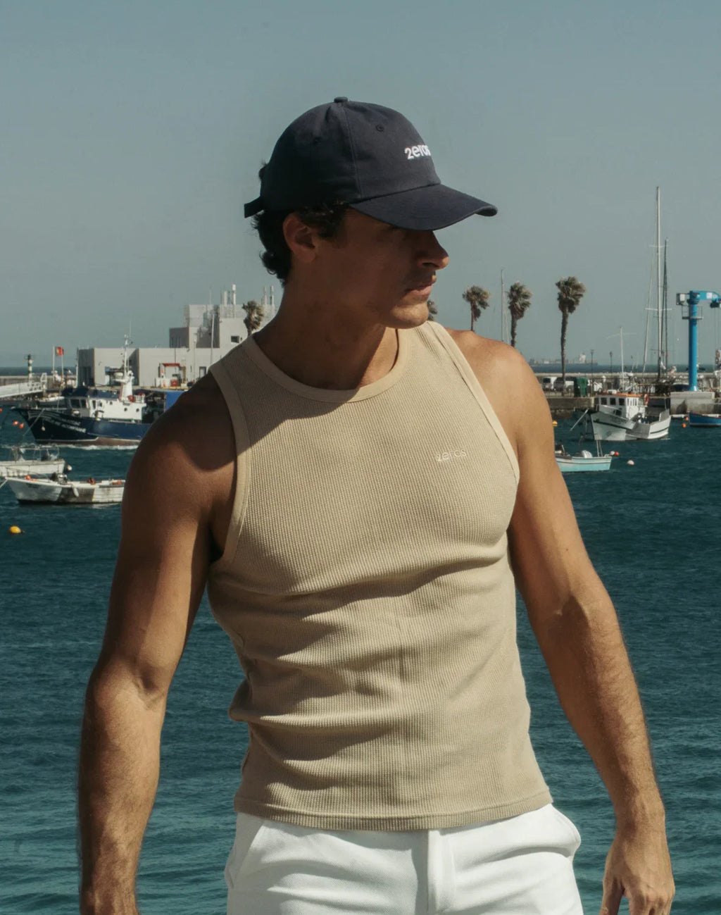 2EROS Icon Tank Top - Beige