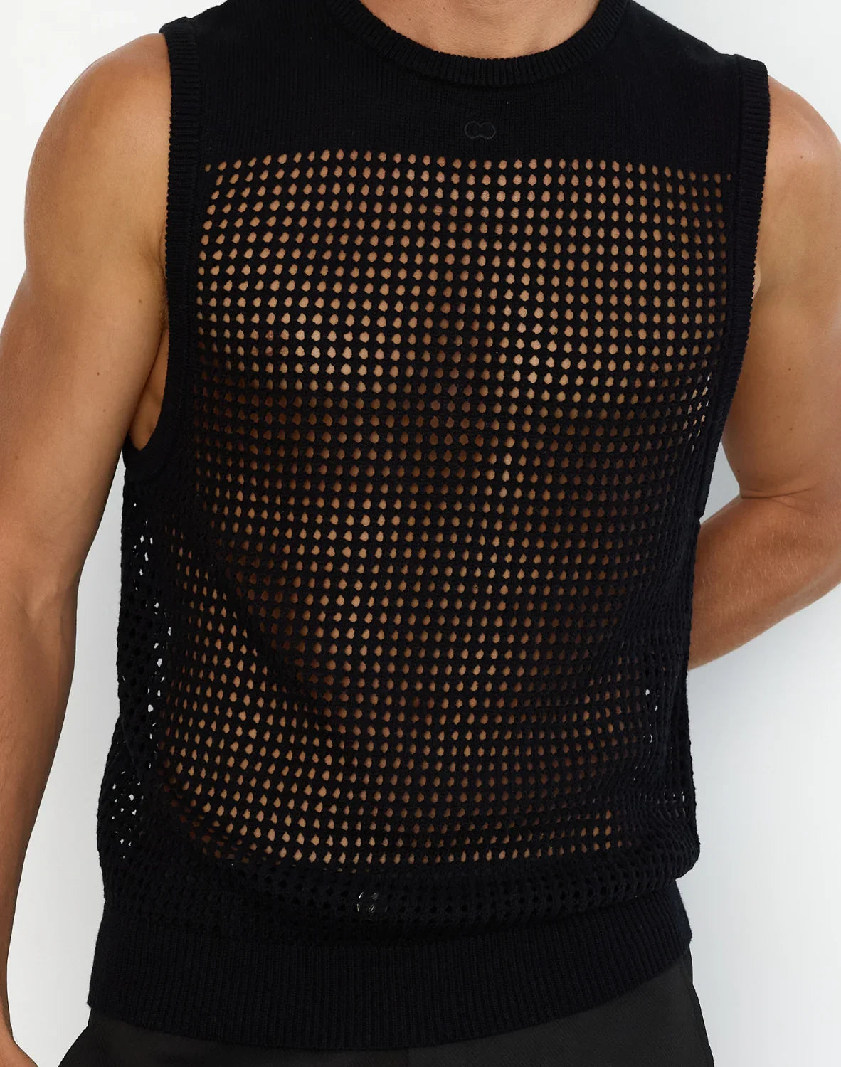 2EROS Miami Knit Tank - Black