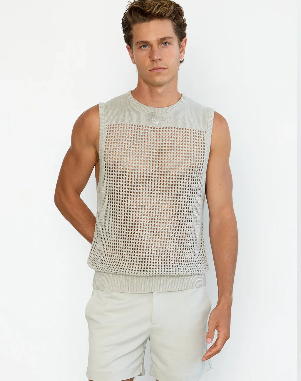 2EROS Miami Knit Tank - Grey