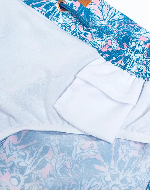 BAÑADOR SHORTS ESTAMPADO CORAL S50