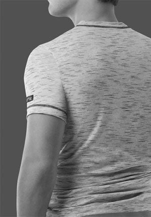 2xist Static Deep V Neck T Shirt Grey 4910 Size L - DealByEthan.gay loves 2(x)ist