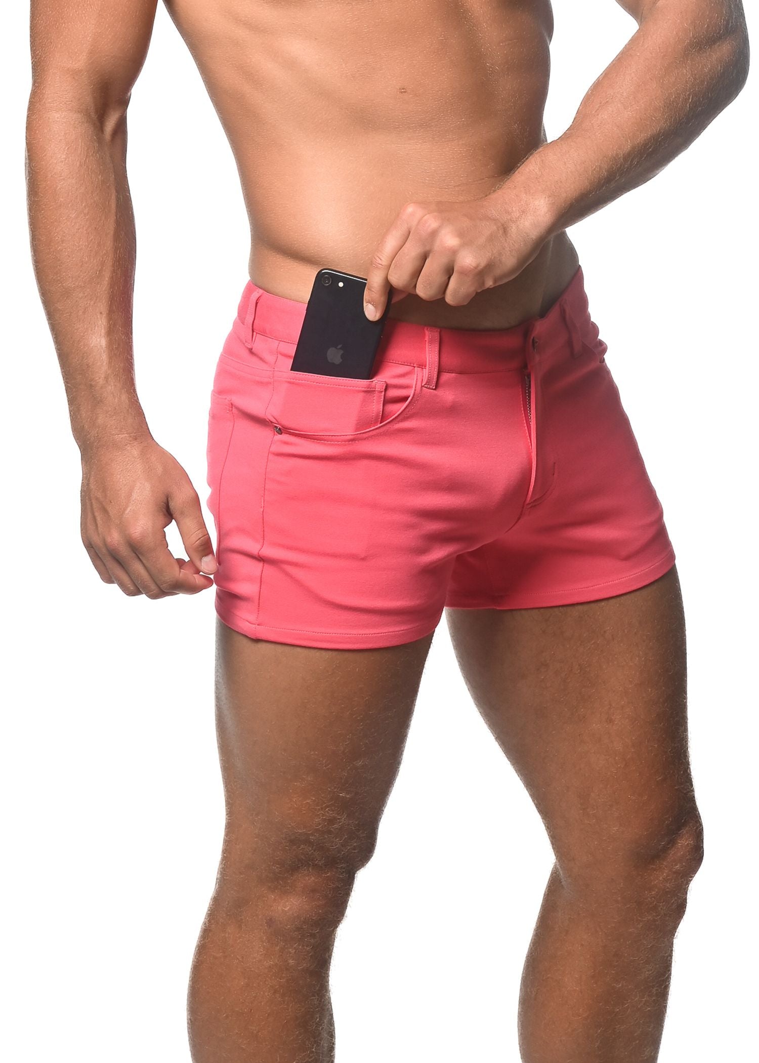 PANTALÓN CORTO DE PUNTO ELÁSTICO DE 3"