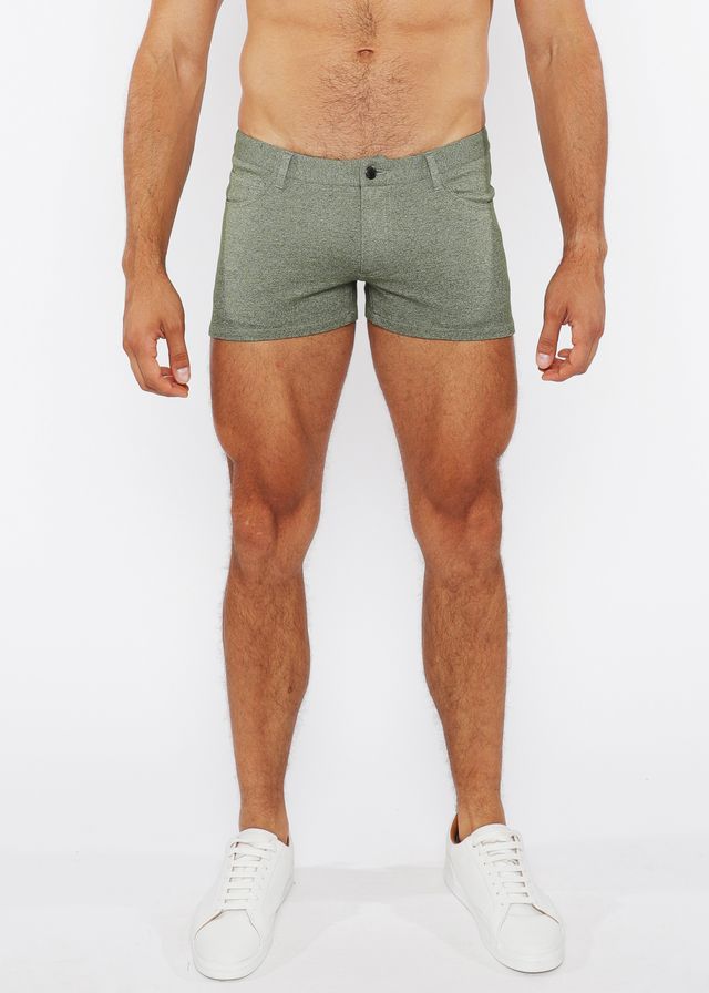 3" STRETCH KNIT TWO-TONE SHORT - DealByEthan.gay loves ST33LE