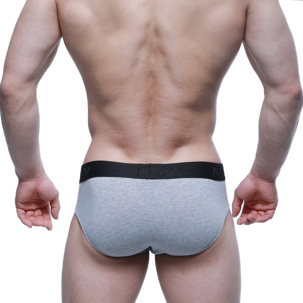 MetroMaleWear Cotton Hip Brief Jasper Gray 3006-09