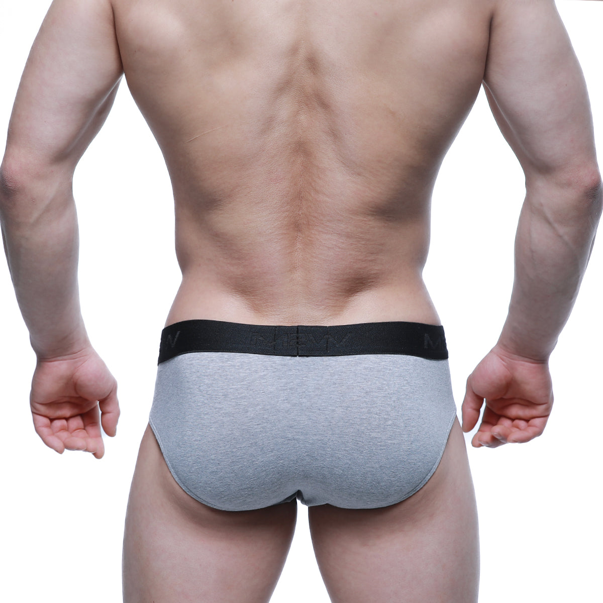 MetroMaleWear Cotton Hip Brief Jasper Gray 3006-09