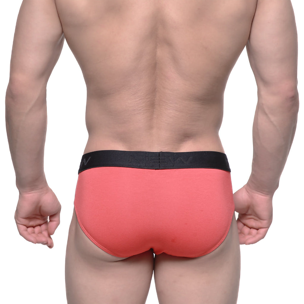 MetroMaleWear Cotton Hip Brief Coral 3006-24