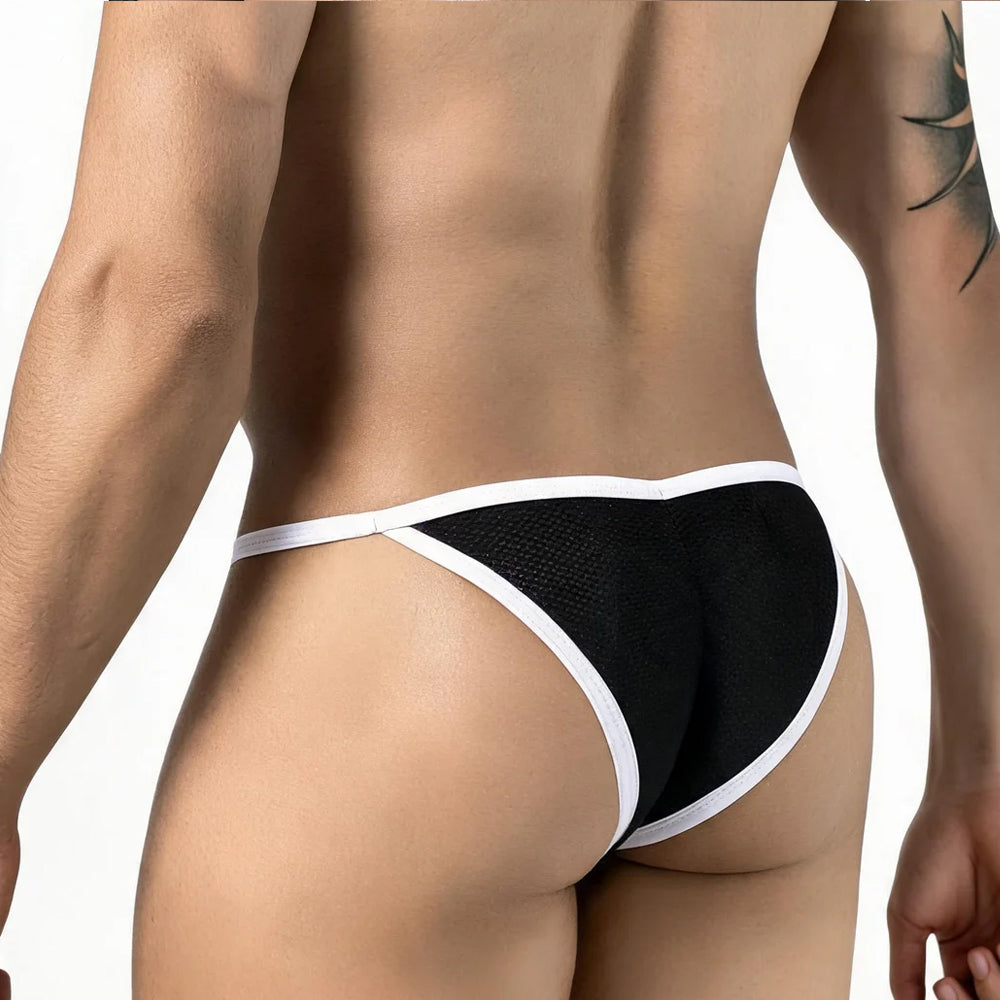 MetroMaleWear (M2W) Men's Colmenas Bikini Black 3007-30