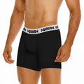 MetroMaleWear Cotton Mid Boxer 10Inch Black 3023-20