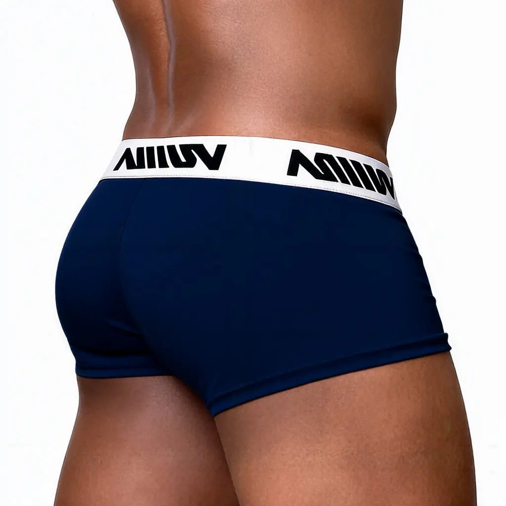 MetroMaleWear (M2W) Men's Gavio Trunk Dark Blue 3113-53