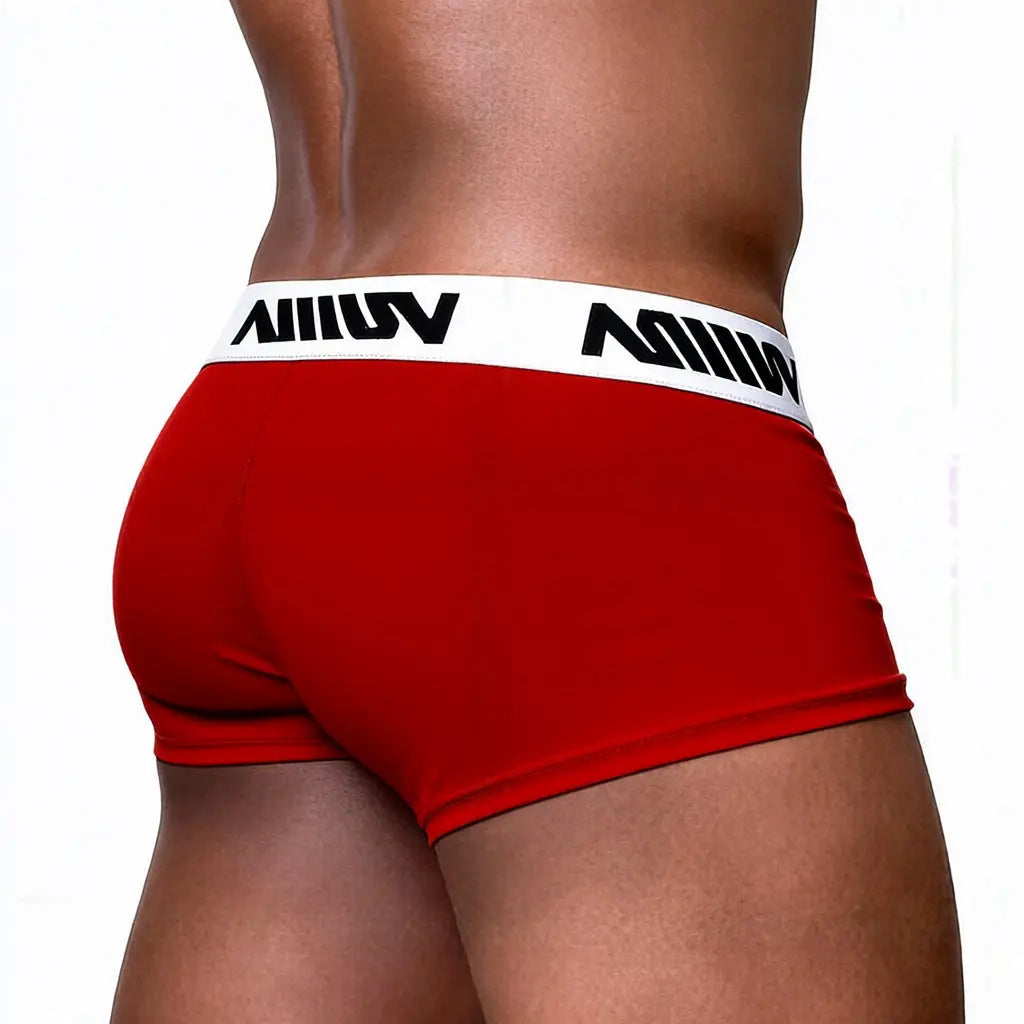 MetroMaleWear (M2W) Men's Gavio Trunk Red 3113-54