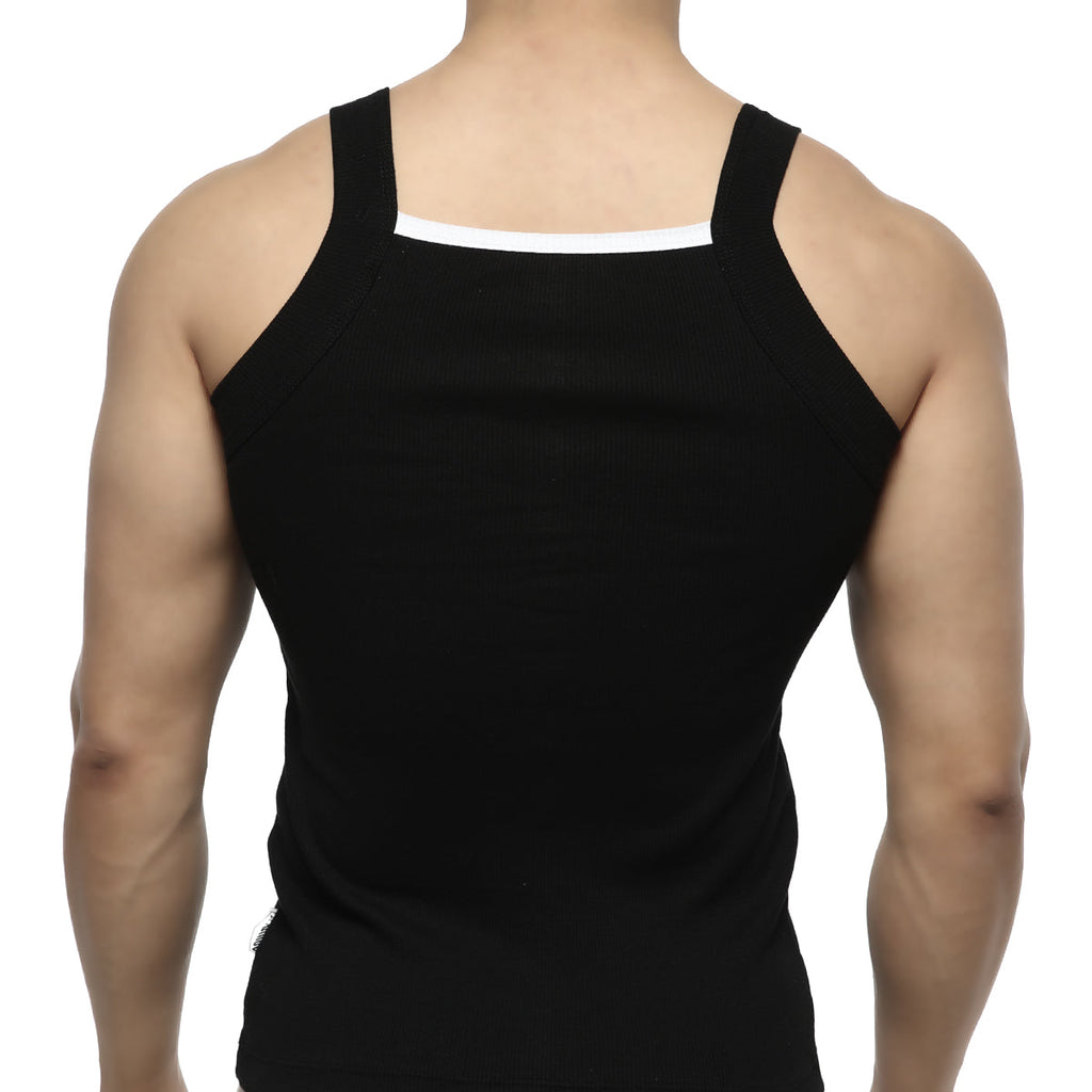 MetroMaleWear Hummer Tank Top Black 3125-05