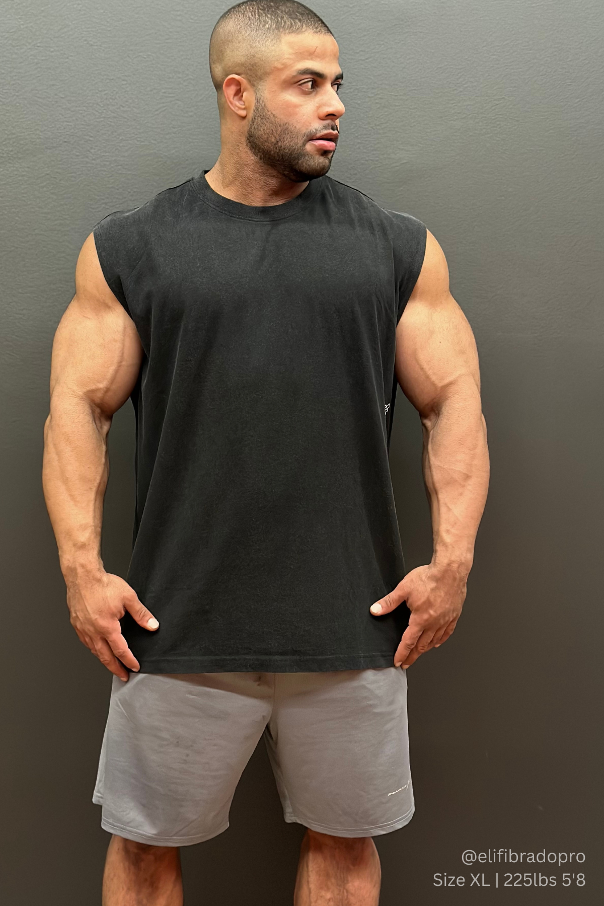 Jed North Performance Air-Tech Athletic Shorts - Gray