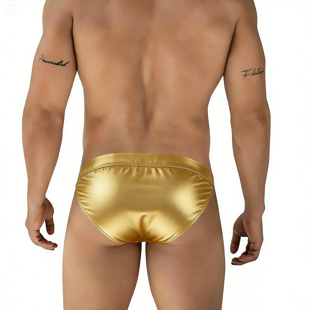 MetroMaleWear Deseo Bikini Metalic Gold 3304-M21