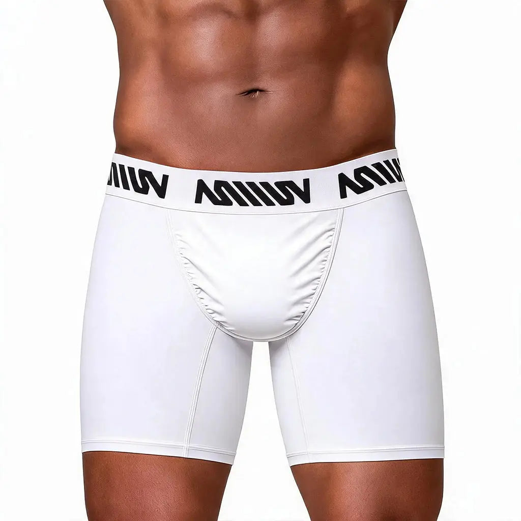 MetroMaleWear (M2W) Men's Gavio Boxer Brief White 3515-52